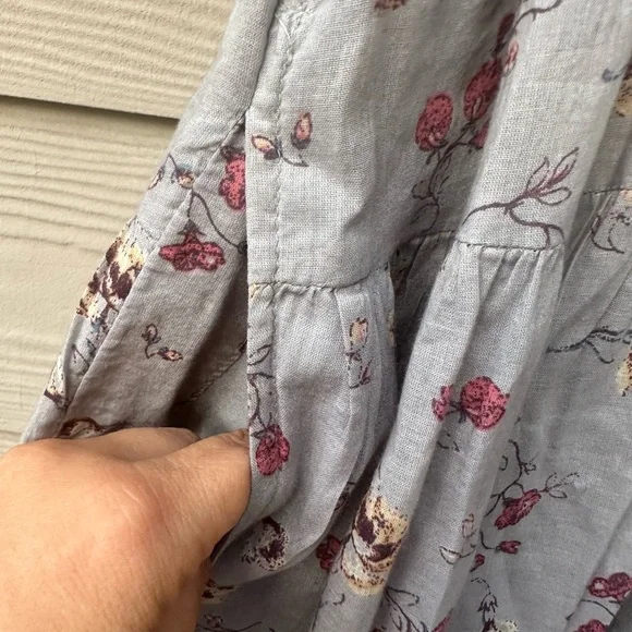 Free People Lysette Maxi Dress Bluebell Combo - Picture 9 of 12